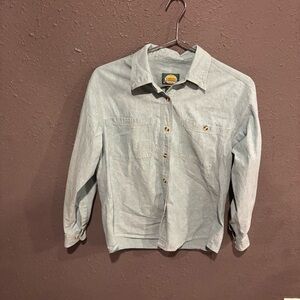 Cabela's Blue Casual Button Down Shirt